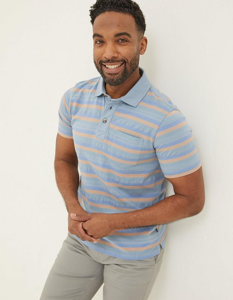Harlyn Textured Stripe Polo