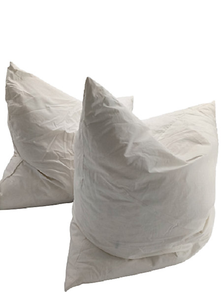 Lot De 2 Oreillers Plumettes Percale De Coton - 60x60 - 476
