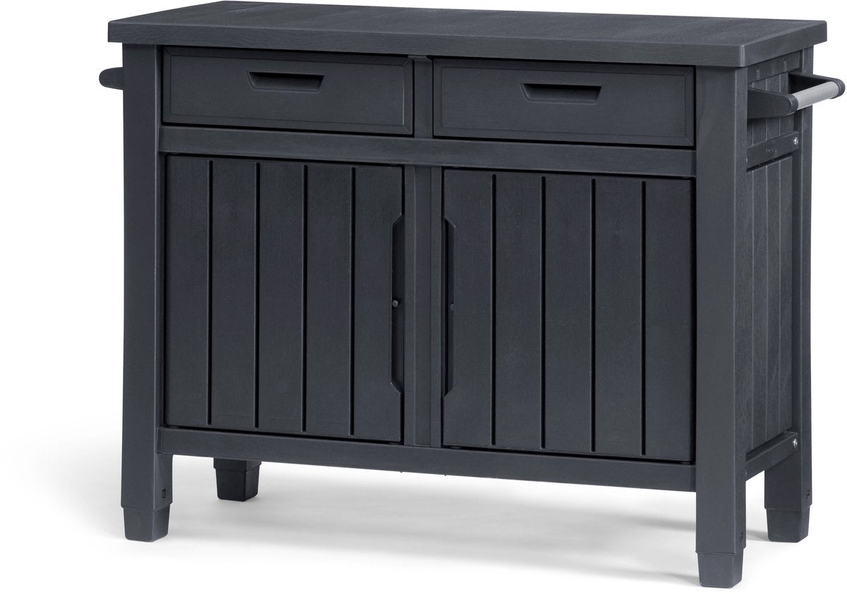 Keter Unity XL Barbecuetafel met lades - 207L - 134x51,7x89,6cm - Antraciet