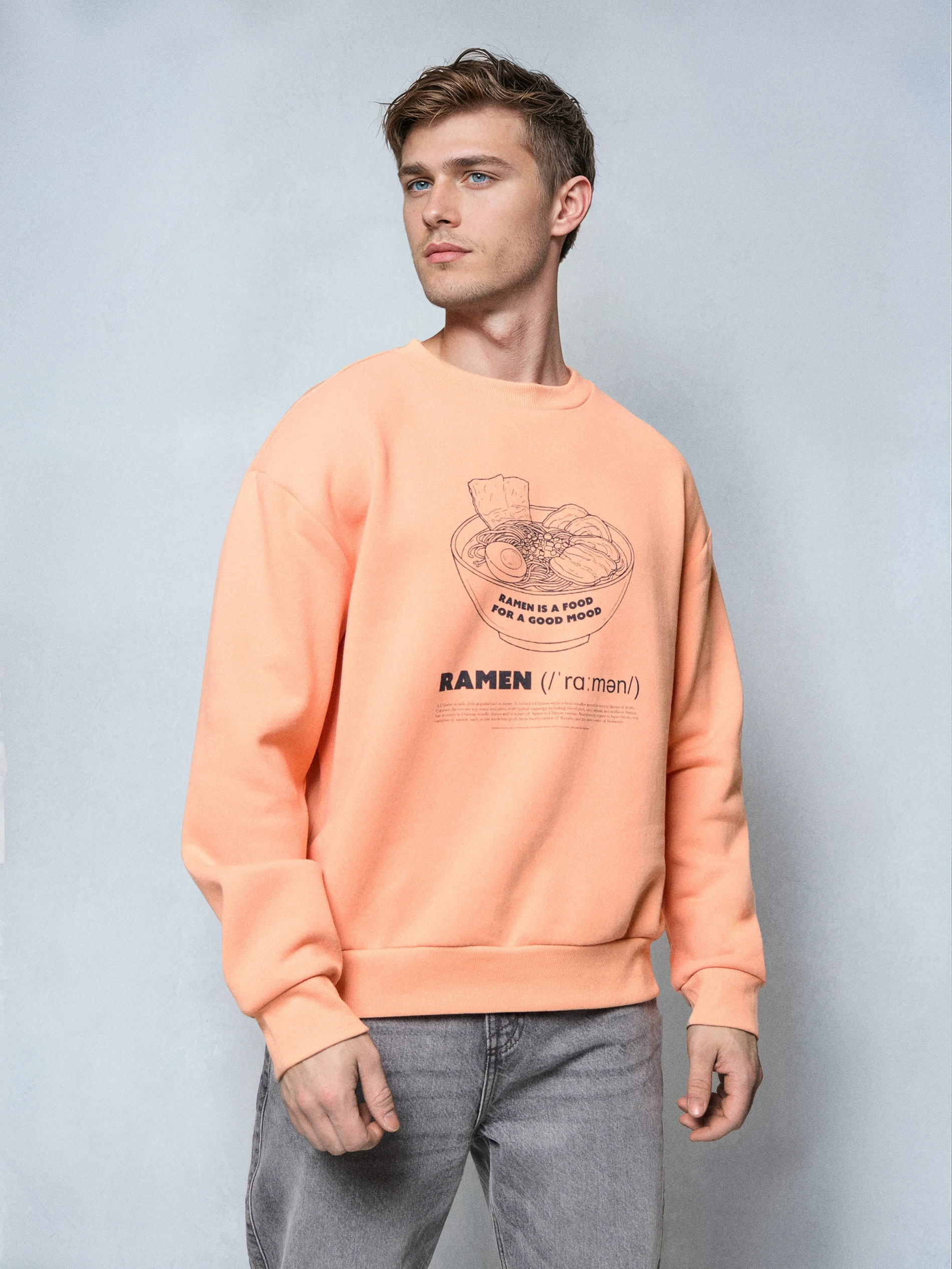 Bluza crewneck z nadrukiem