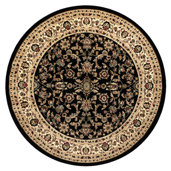 Dywan ROYAL ADR wzór 1745 czarnykoło 120 cm