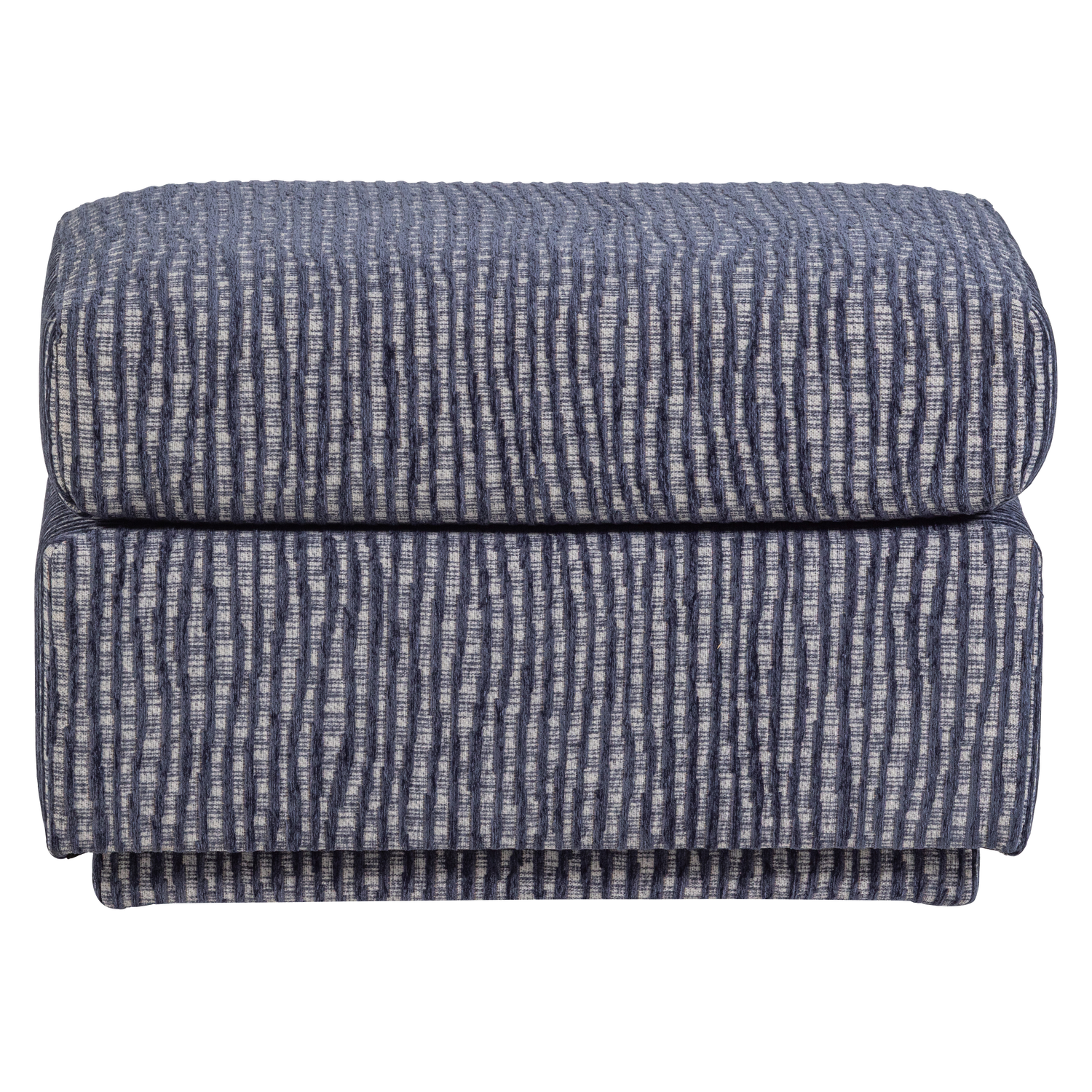 WOOOD hocker dessin Lou - Geweven Stof - Grijsblauw - 40x60x50