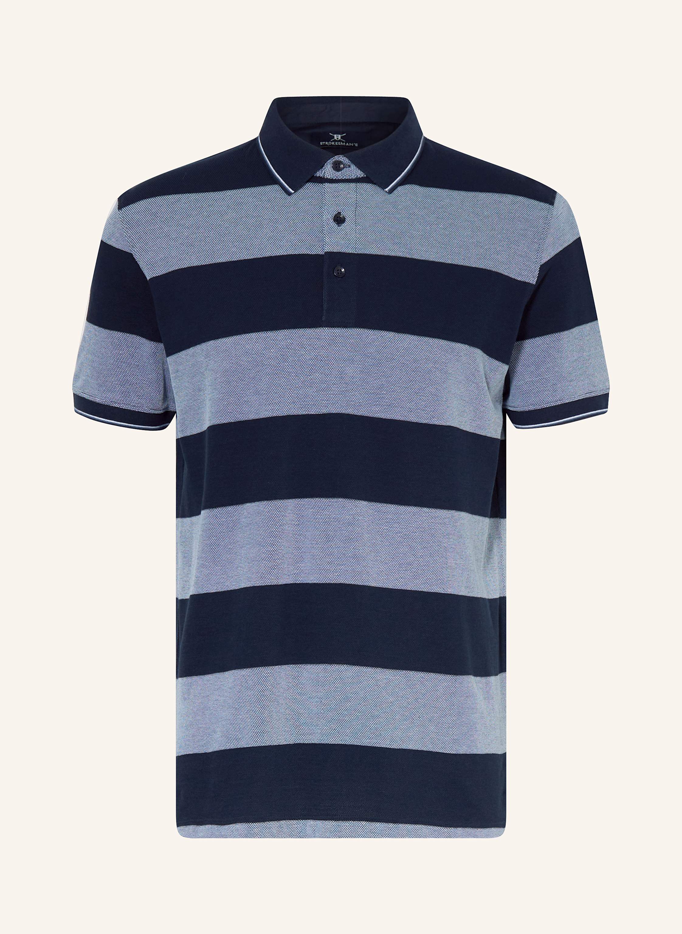 STROKESMAN'S Piqué-Poloshirt