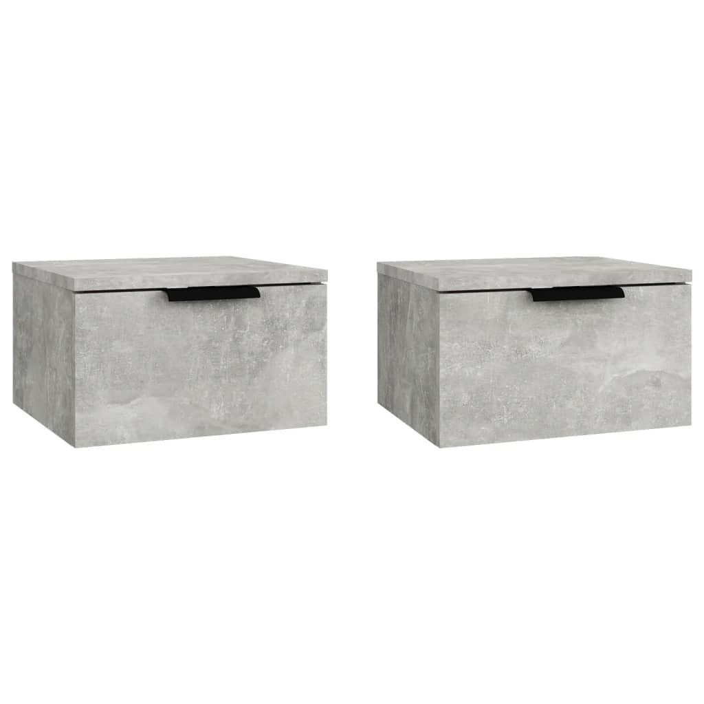 2x Szafka Nocna Wisząca Komoda Stolik Nocny Do Sypialni 34x30x20 cm