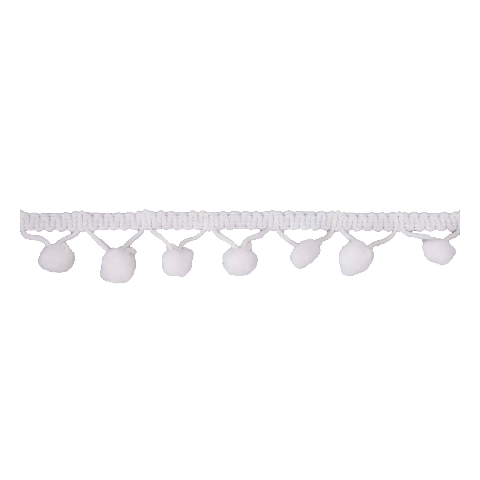 White 20mm Pom Pom Trim by the Metre