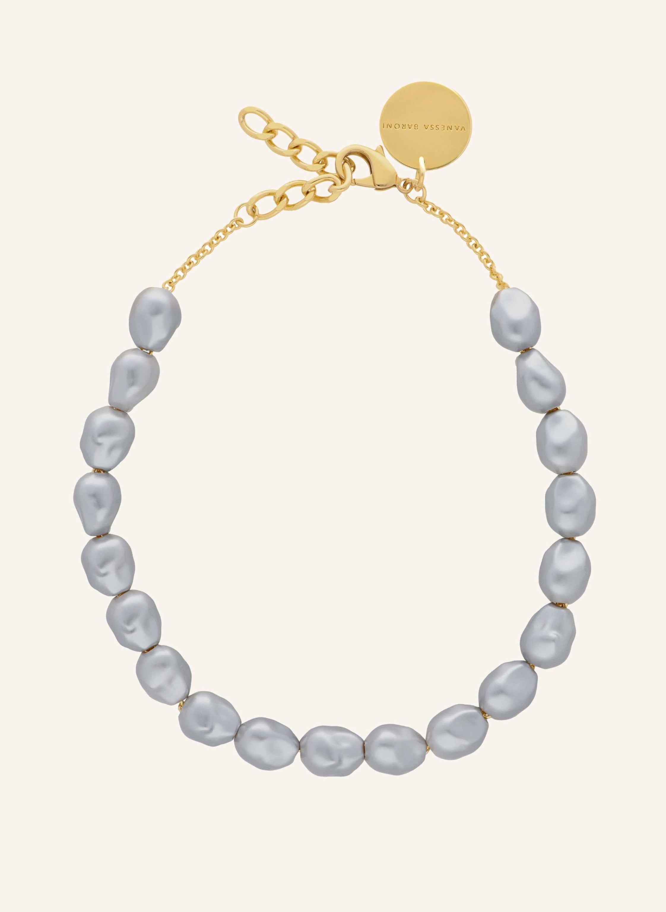 VANESSA BARONI Halskette ORGANIC PEARL NECKLACE SHORT PEARL by GLAMBOU