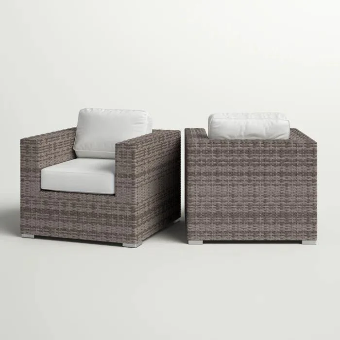 Patio Chair With Sunbrella Cushions - Stylish And Durable Outdoor Seating(Excluding the table)