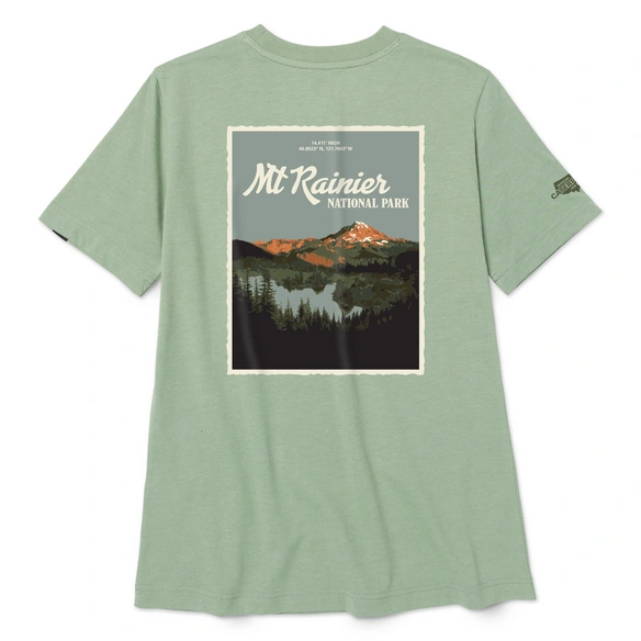 T-Shirt, Gr. L, Eisberggrün meliert