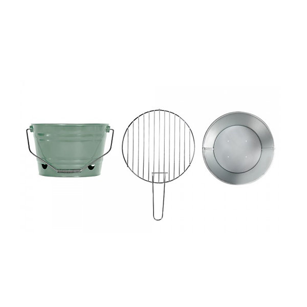 Barbecue à charbon 27cm vert Livoo DOC327V