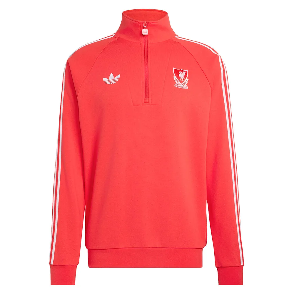 adidas Liverpool FC Originals half zip sweatshirt