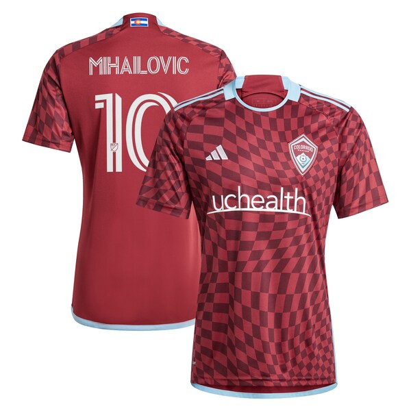 Djordje Mihailovic Colorado Rapids adidas 2024 One Flag Kit Replica Player Jersey - Burgundy