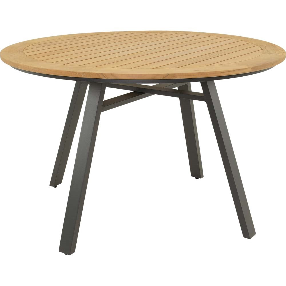 Lesli Living tuintafel Monza - antraciet - ø120x75cm
