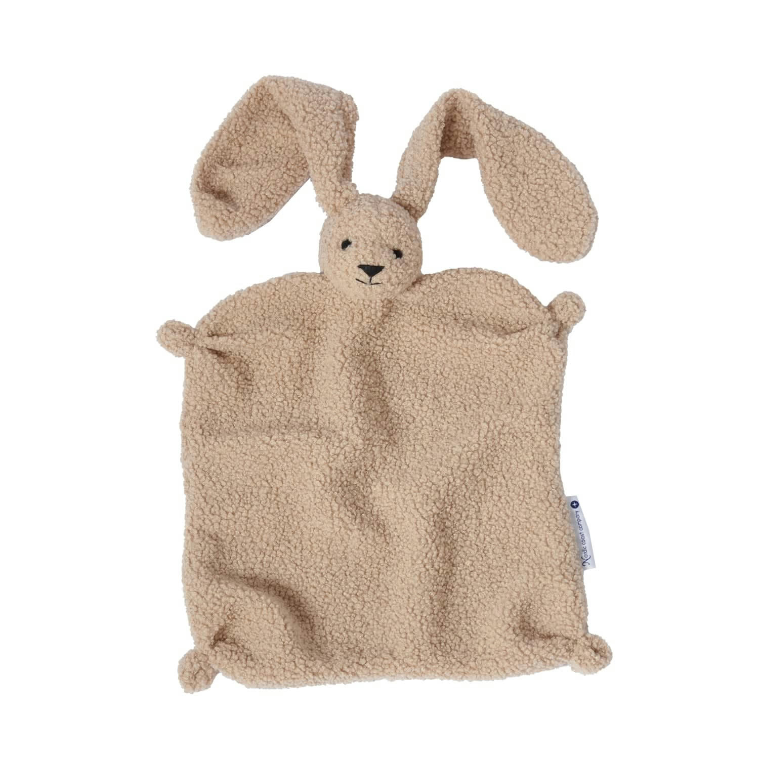 - Doudou lapin polyester beige 30x30 cm