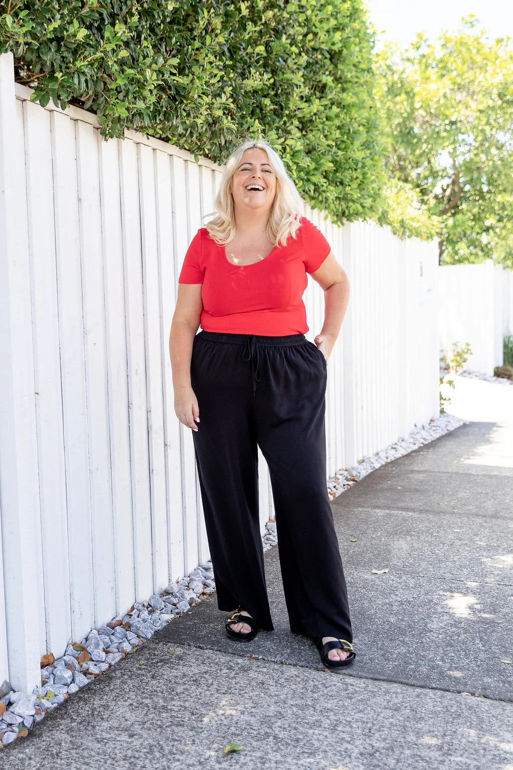 Gina Pant in Black