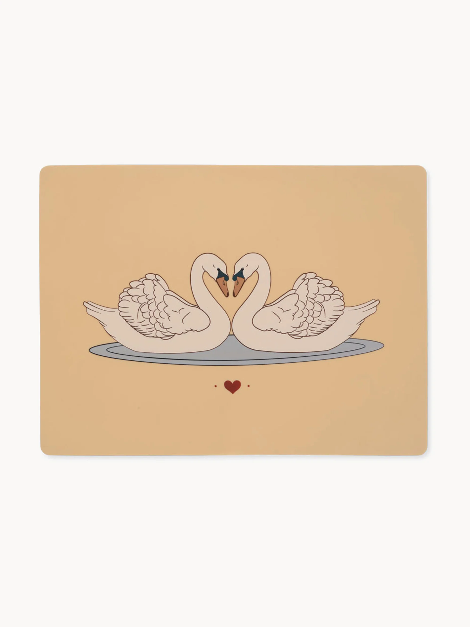 Kinder-Silikon-Tischset Swan