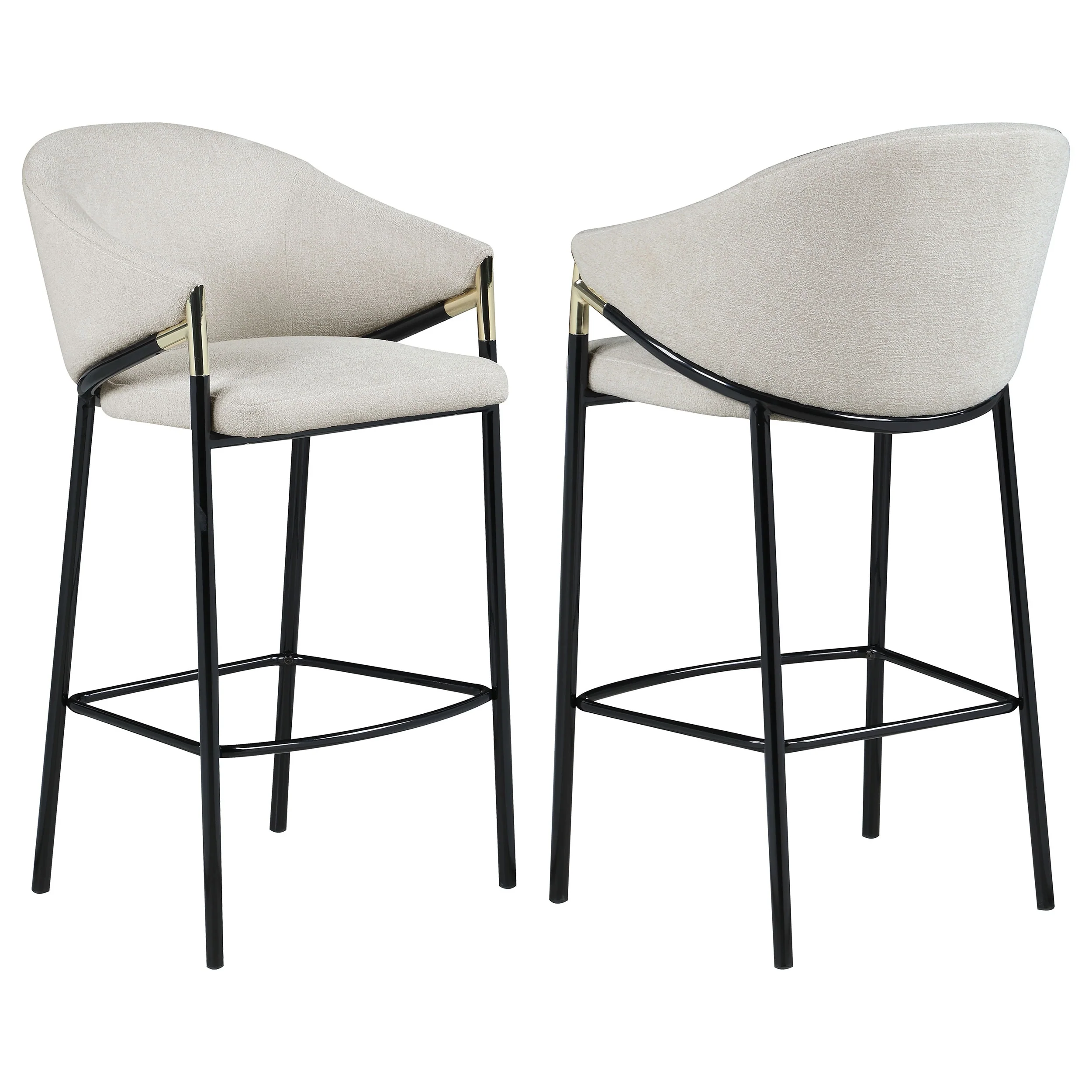 Chadwick Fabric Upholstered Chair Beige (Set of 2)
