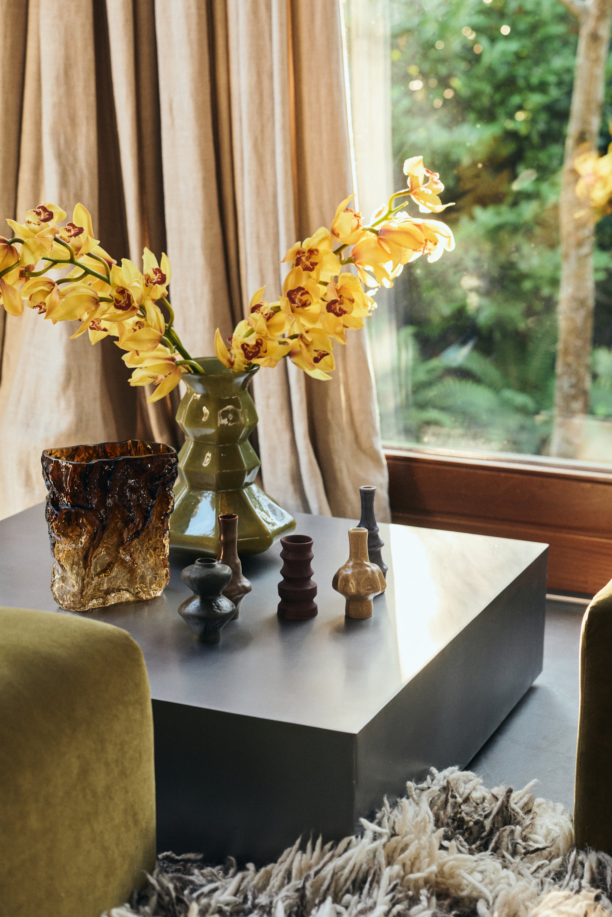 HKliving 70's Ceramics Vaas - Set van 5 - Palette