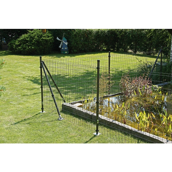 Set Maschendrahtzaun, »Fix-Clip Pro«, LxH: 2500x122 cm, anthrazit