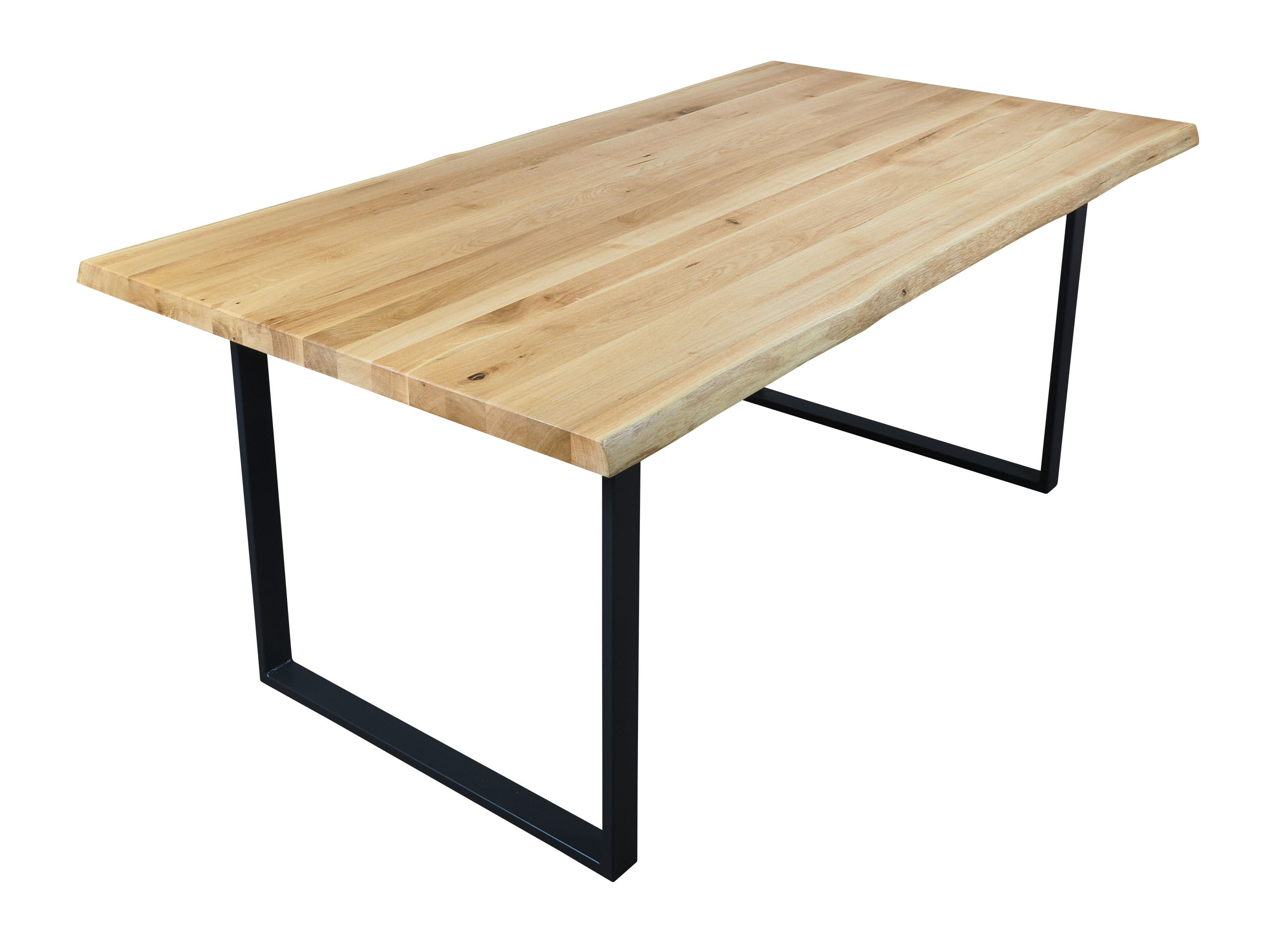 Stół 160x100 dębowy WOOD z naturalnymi krawędziami