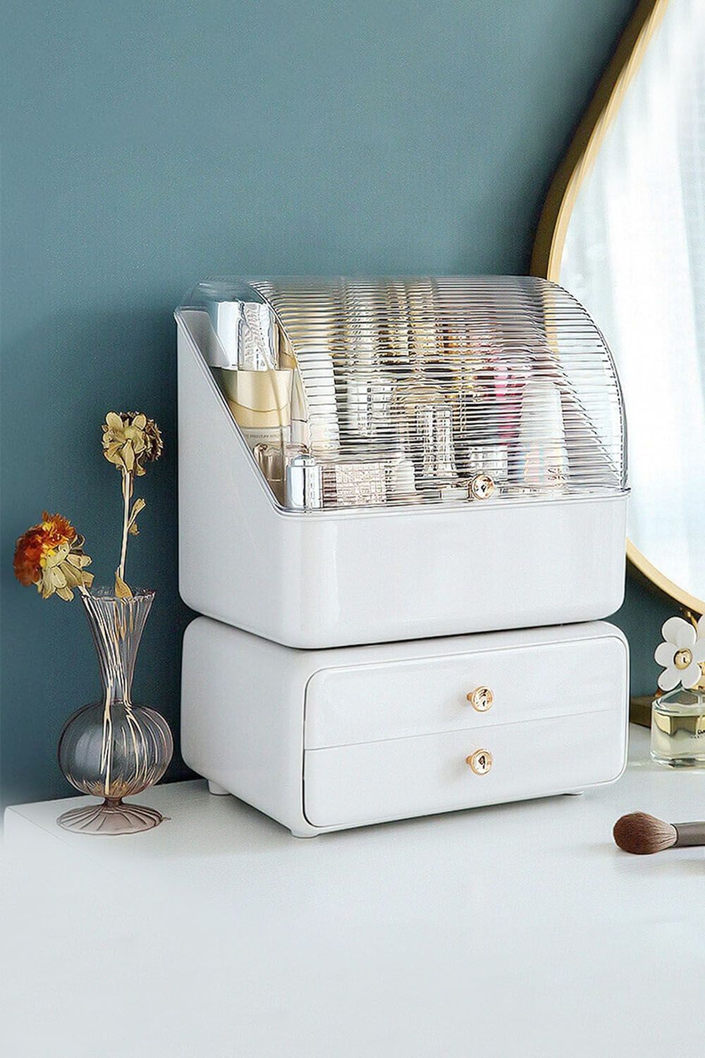 The hot sale Cosmetic Organizer Storage Box Makeup Storage Dustproof & Waterproof