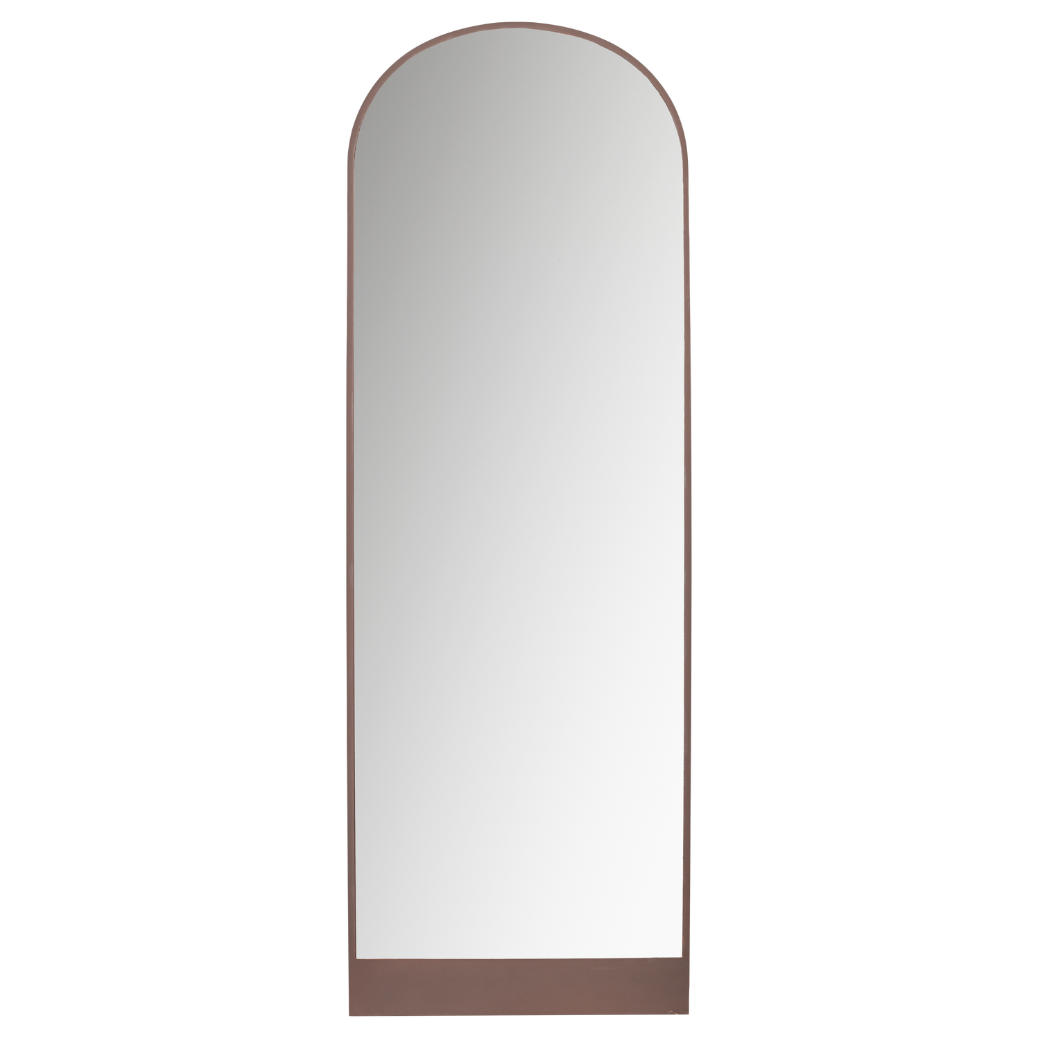 WOOOD passpiegel Solari - Hout - Hoogglans Donkerbruin - 175x60x26
