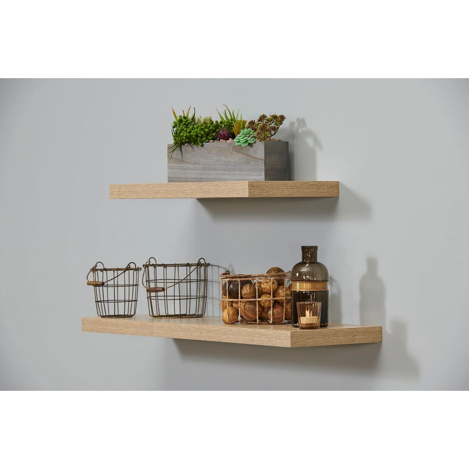 Avalon 10x24 Ash Oak Floating shelf - N/A