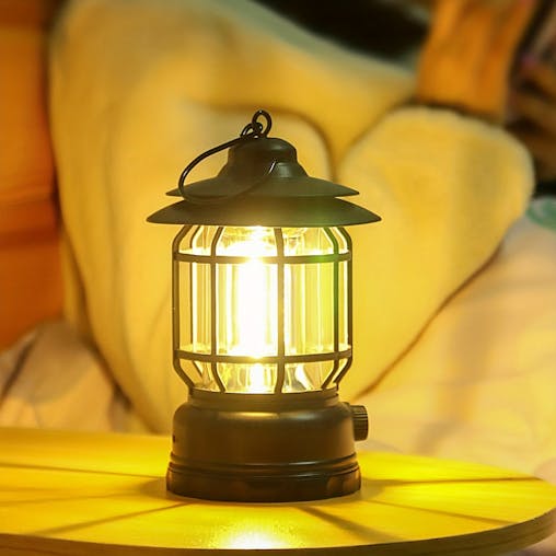 NNETM Retro LED Camping Lamp with Touch Control