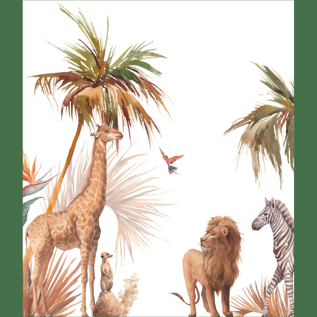 - Papier Peint jungle équatoriale 280x240cm