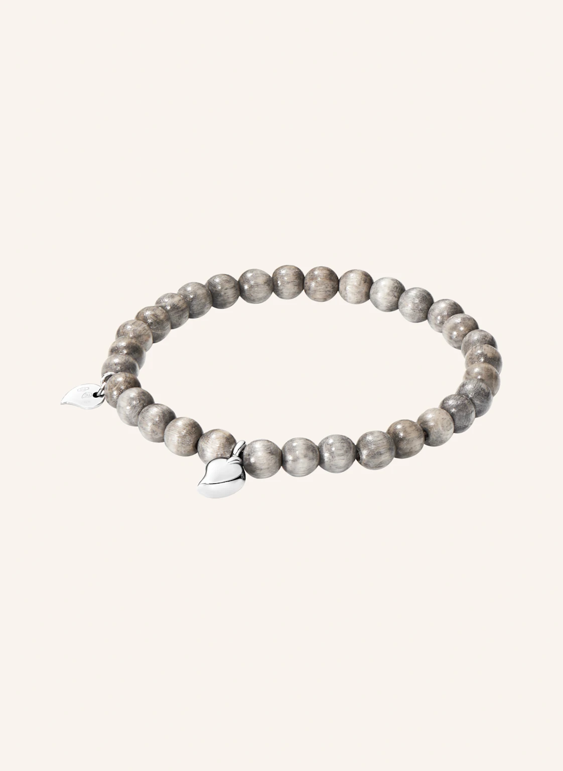 TAMARA COMOLLI Armband BRACELET INDIA GREYWOOD DROP MEDIUM Greywood 18K Weißgold