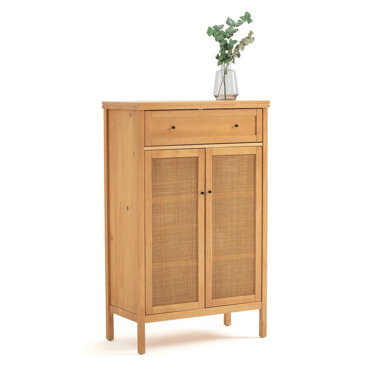 Buffet pin massif et cannage, Gabin