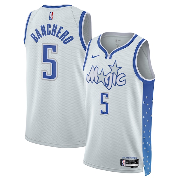 Paolo Banchero Orlando Magic Nike Unisex 2025/26 Swingman Jersey - Silver - City Edition