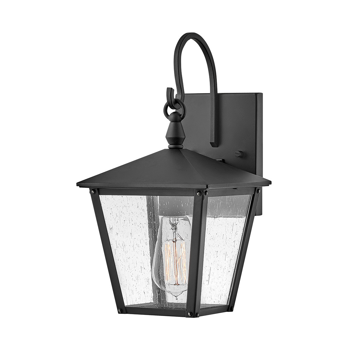 Kinkiet zewnętrznyczarny Huntersfield 1xE27x60W IP44 Hinkley