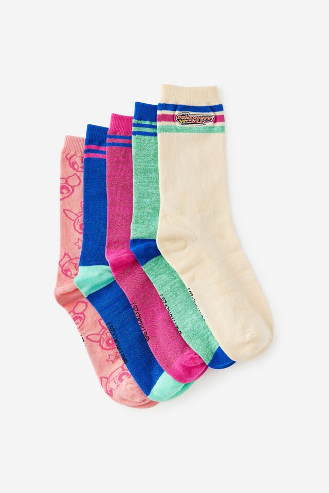 Power Puff Girls Box Of Socks