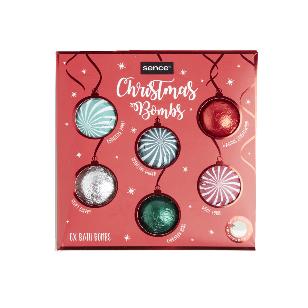 Coffret No&euml;l bombe de bain 6 pièces