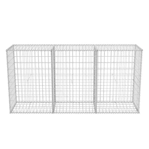 NNEVL Gabion Basket Galvanised Steel 200x50x100 cm