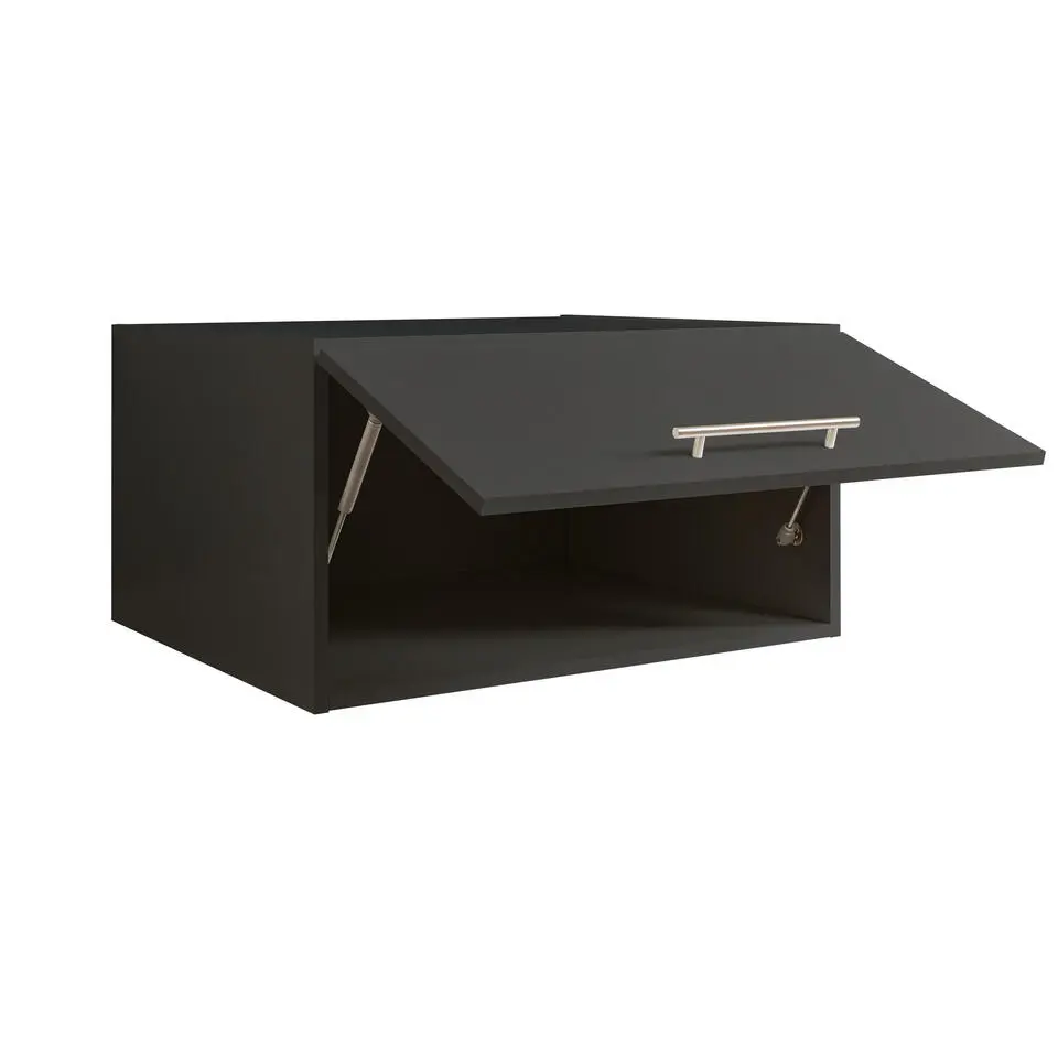 Interiax WASHWALL 'Mary' Wasmachine Bovenkast Antraciet - 38x67.5x67.5 cm