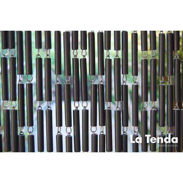 Türvorhang, BxH: 90 cm x 210 cm, anthrazit, Polyethylen/Aluminium