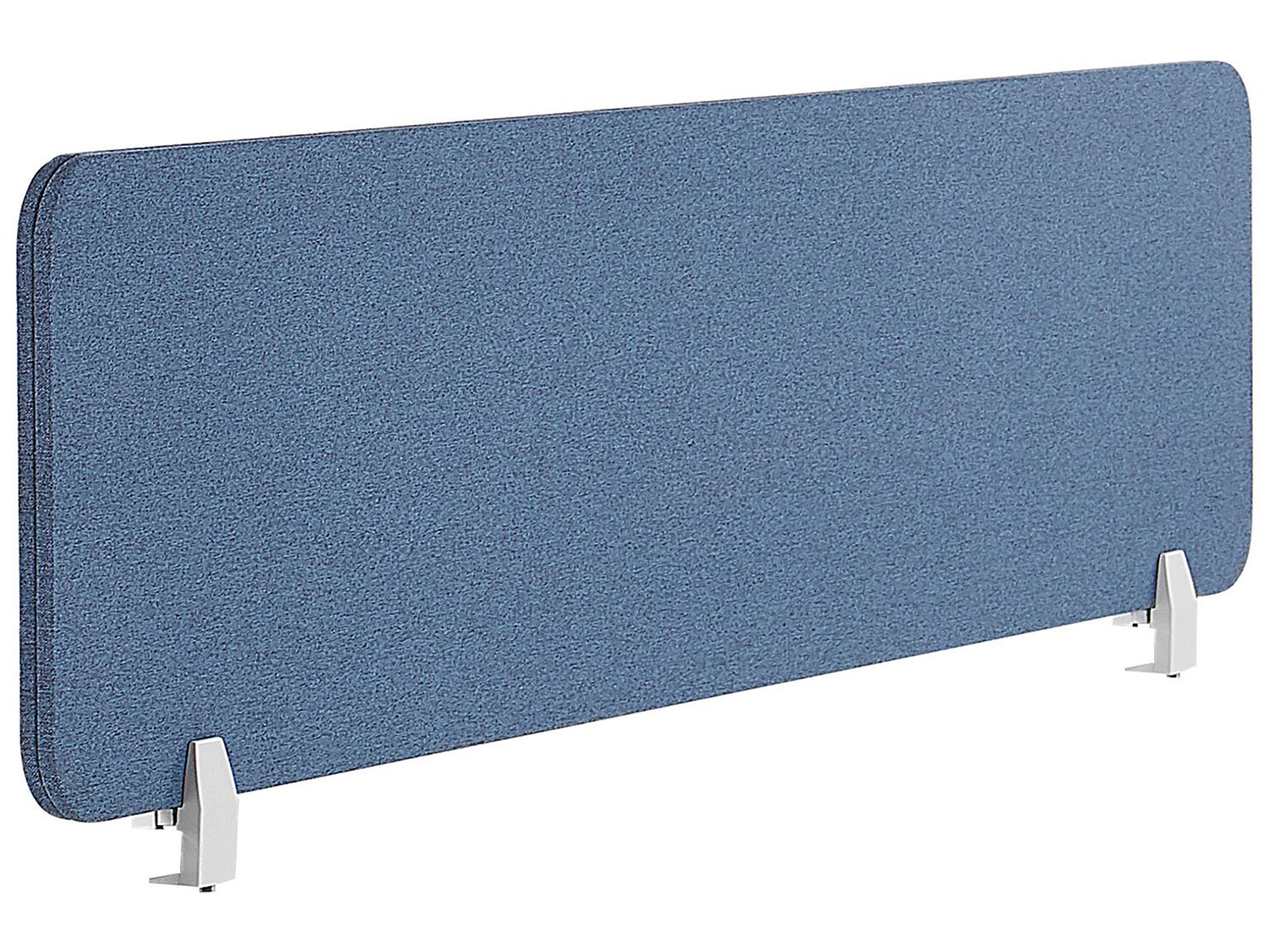 Desk Screen WALLY 130 x 40 cm Blue