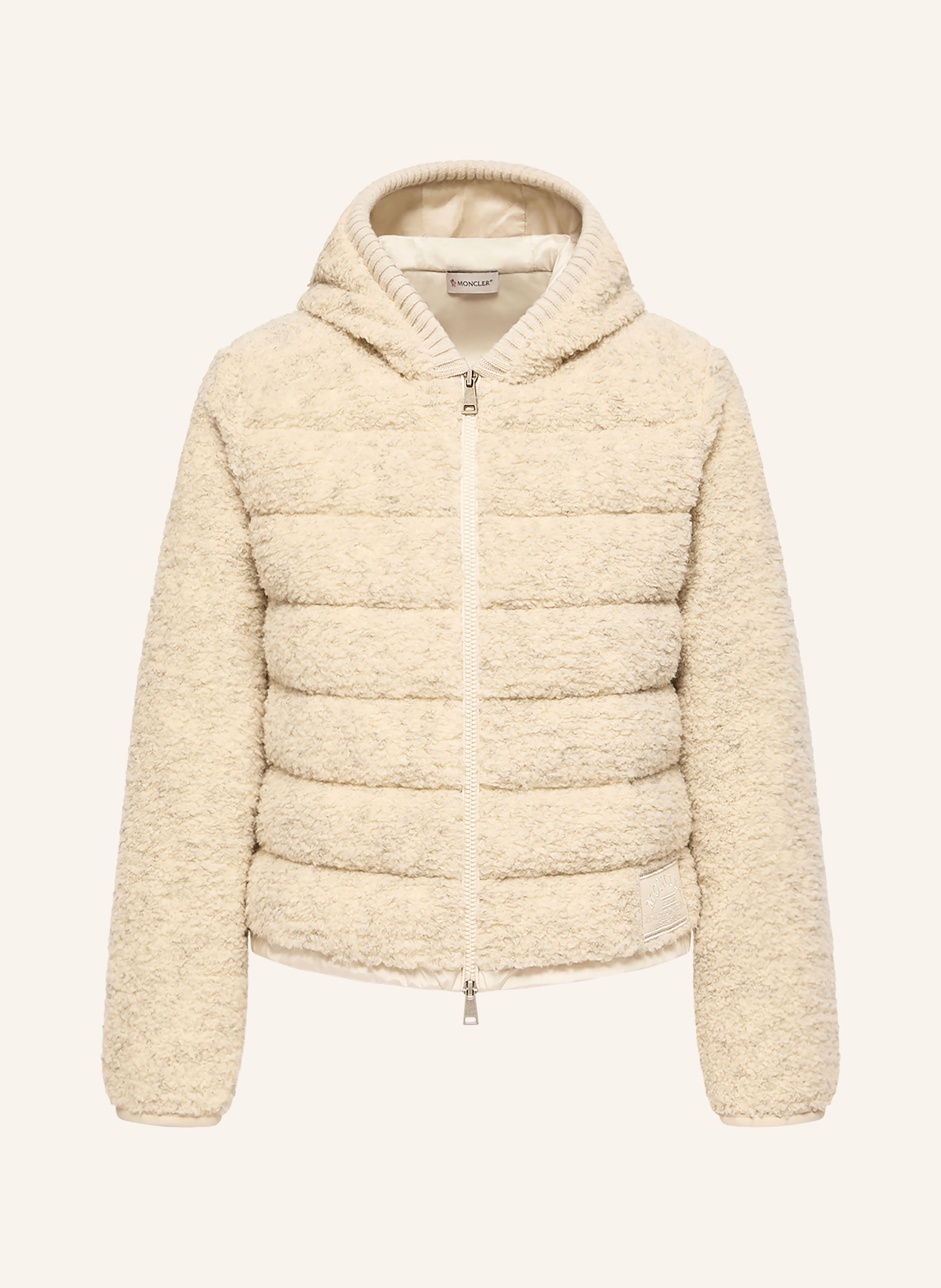 MONCLER Daunenjacke aus Teddyfell