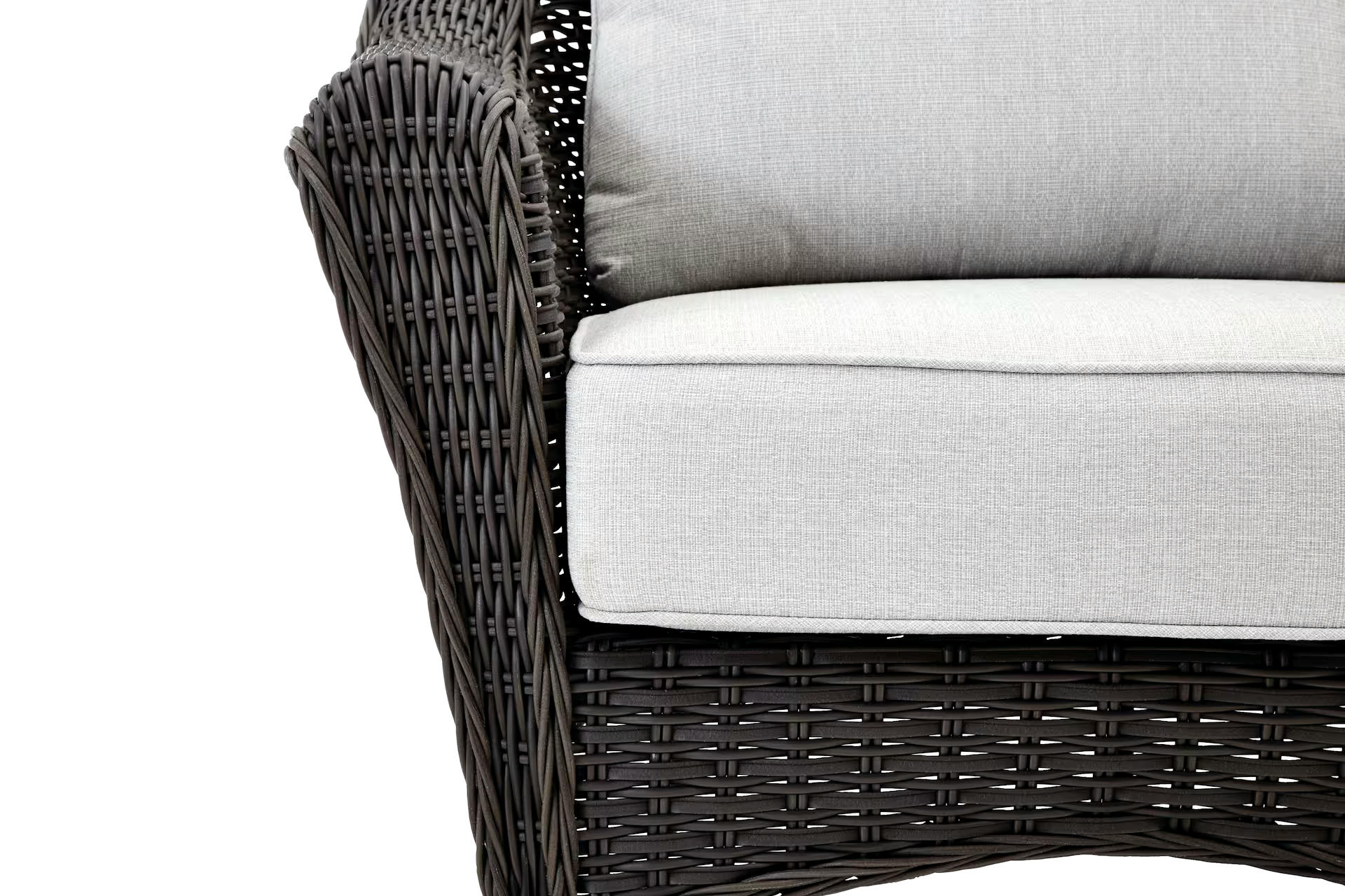 CANVAS Summerhill All-Weather Wicker Outdoor/Patio Armchair, UV-Resistant, 2-pc