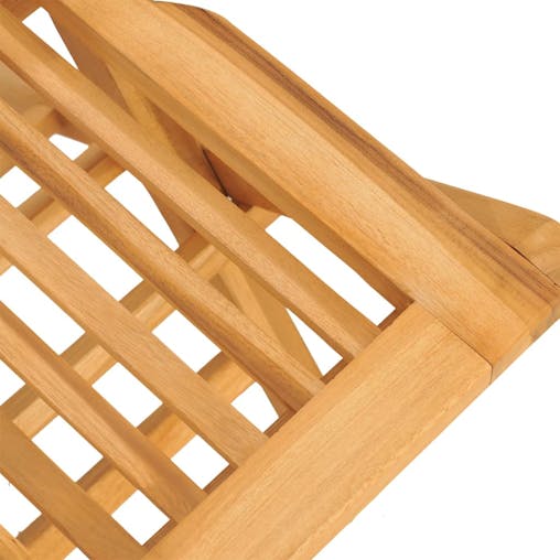 NNEVL Folding Garden Chairs 8 pcs 47x62x90 cm Solid Wood Teak