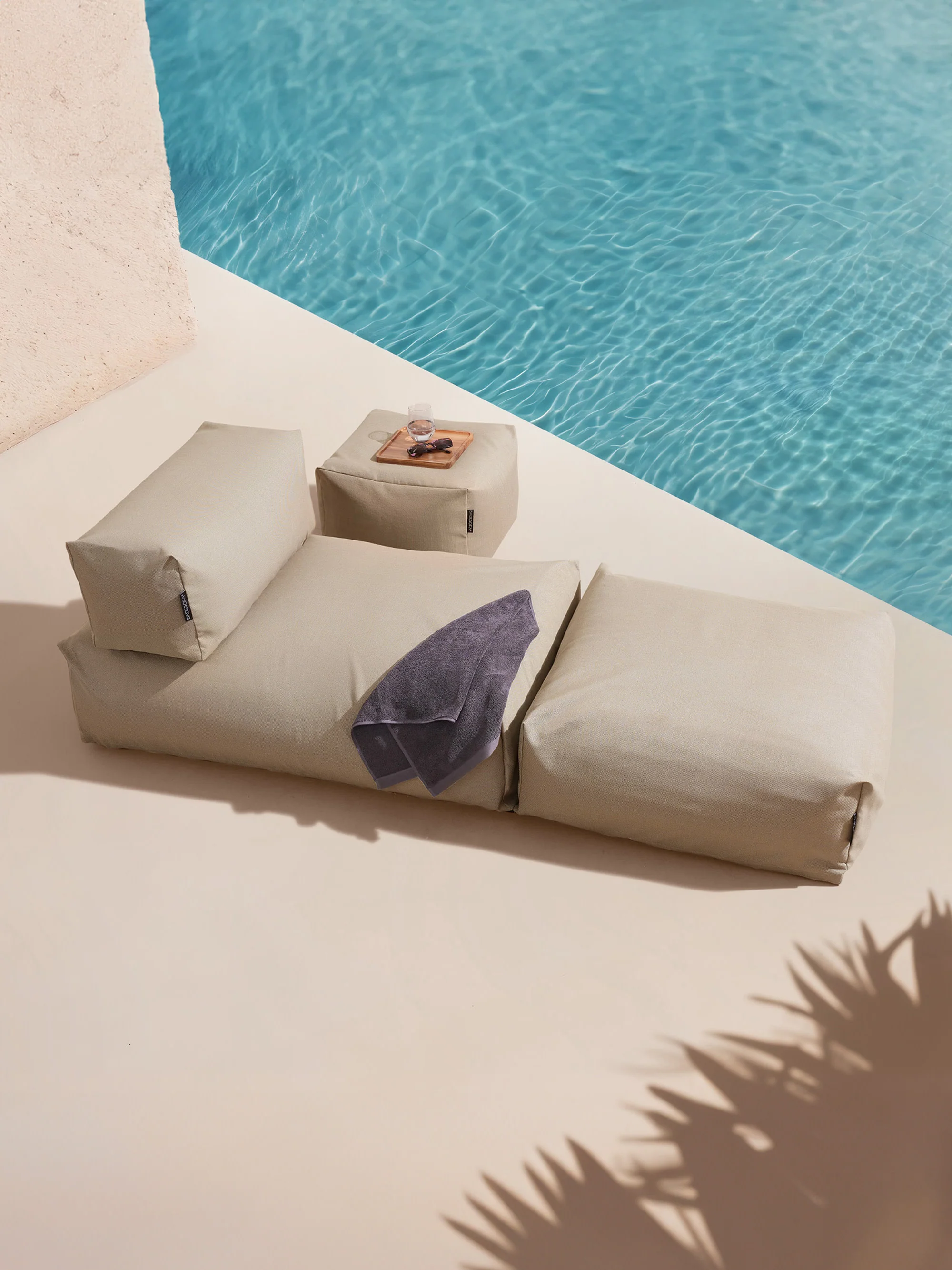 Outdoor Pouf Small
