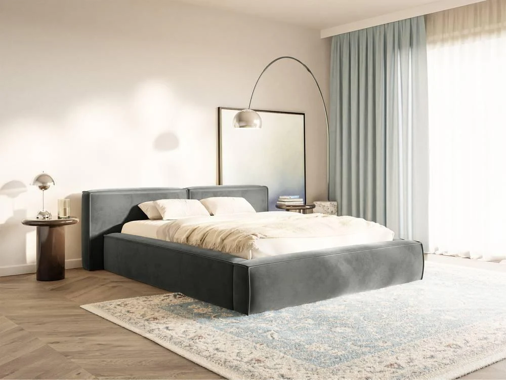 Bedframe Remera laag velvet 180 x 200 cm