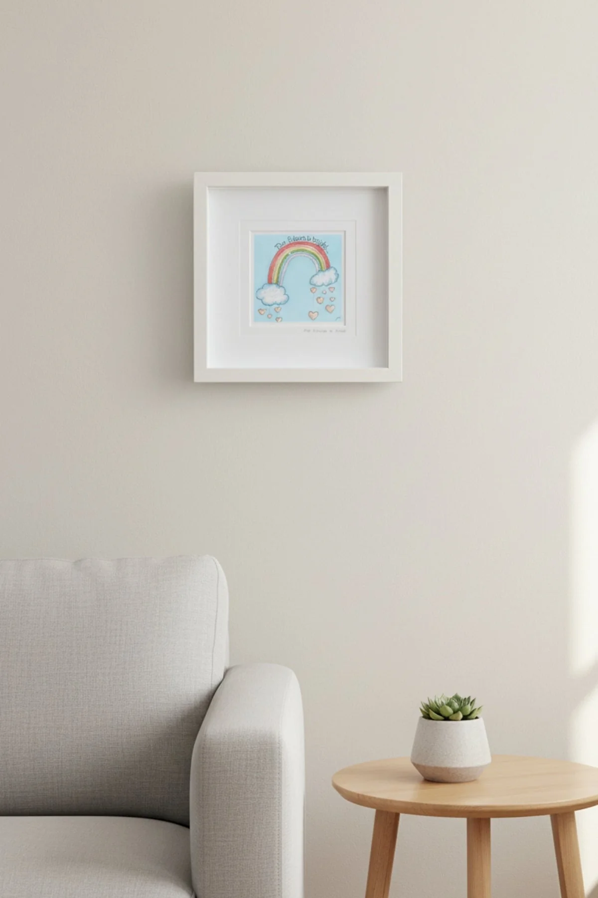 The Future Is Yours Small Framed Art Print