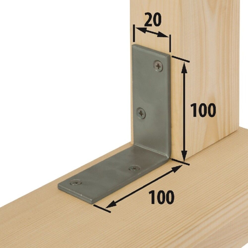 VINKELJERN MAGNODUR 100X100X20