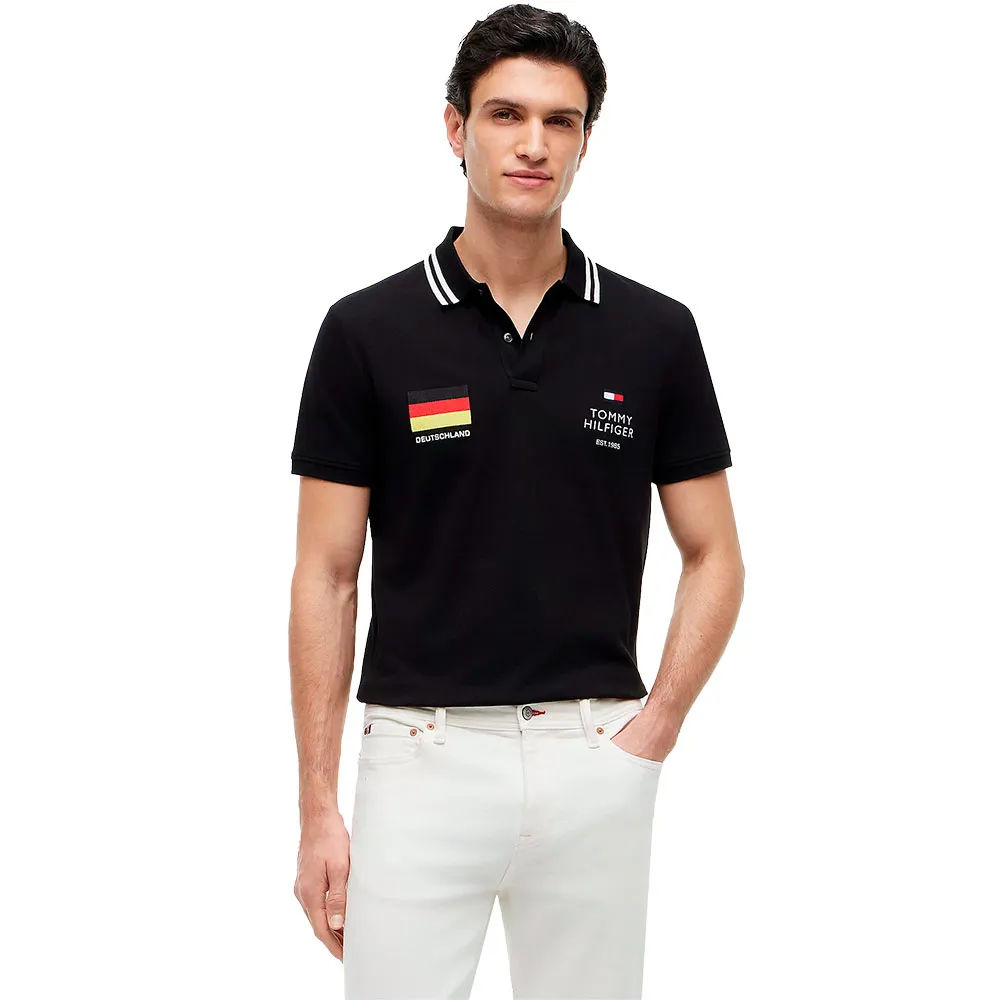 Tommy Hilfiger Standard Country Germany Regular Fit short sleeve polo