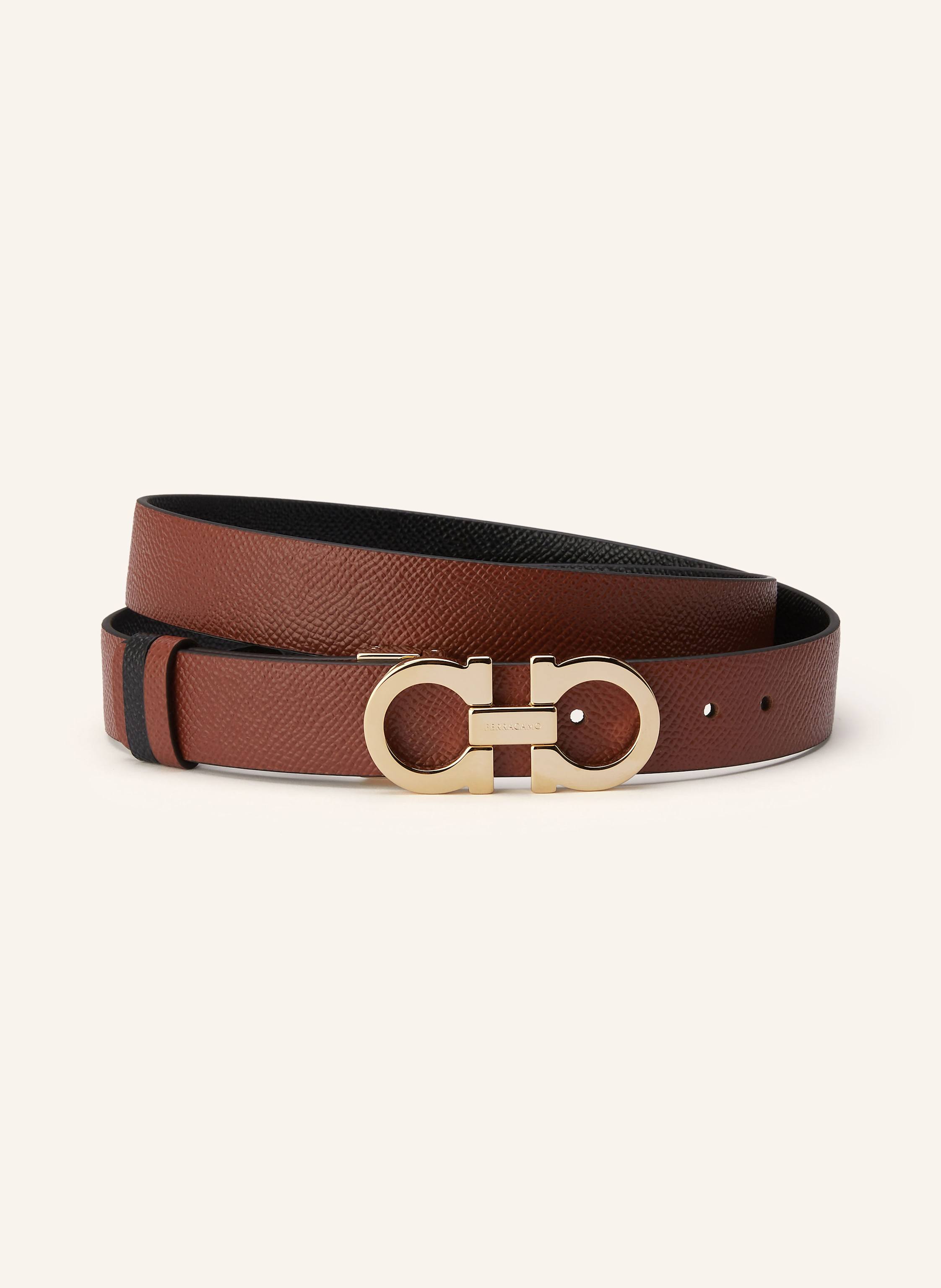 FERRAGAMO Ledergürtel DONNA zum Wenden