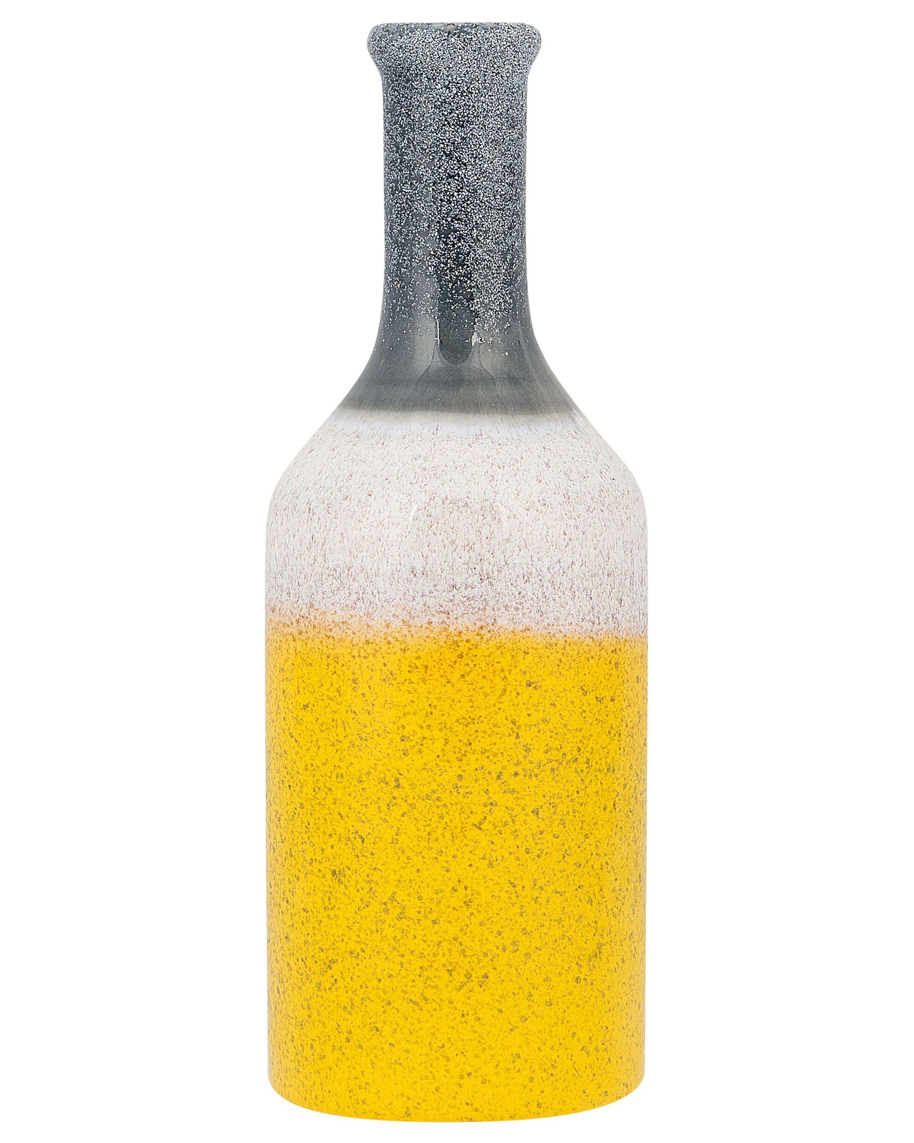 Decorative Vase LARNACA Stoneware 36 cm Multicolour