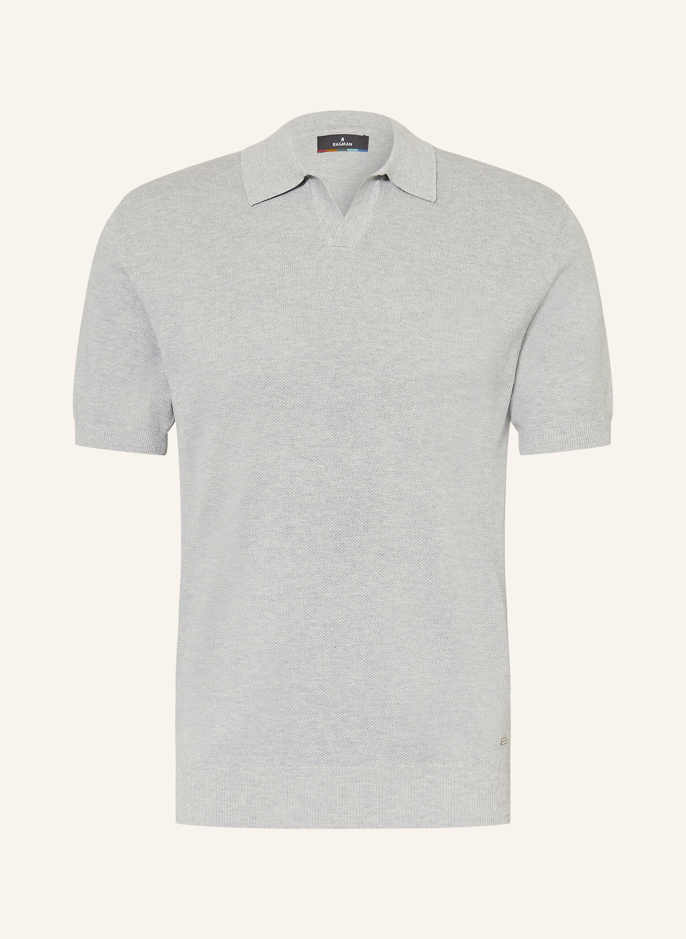 RAGMAN Strick-Poloshirt