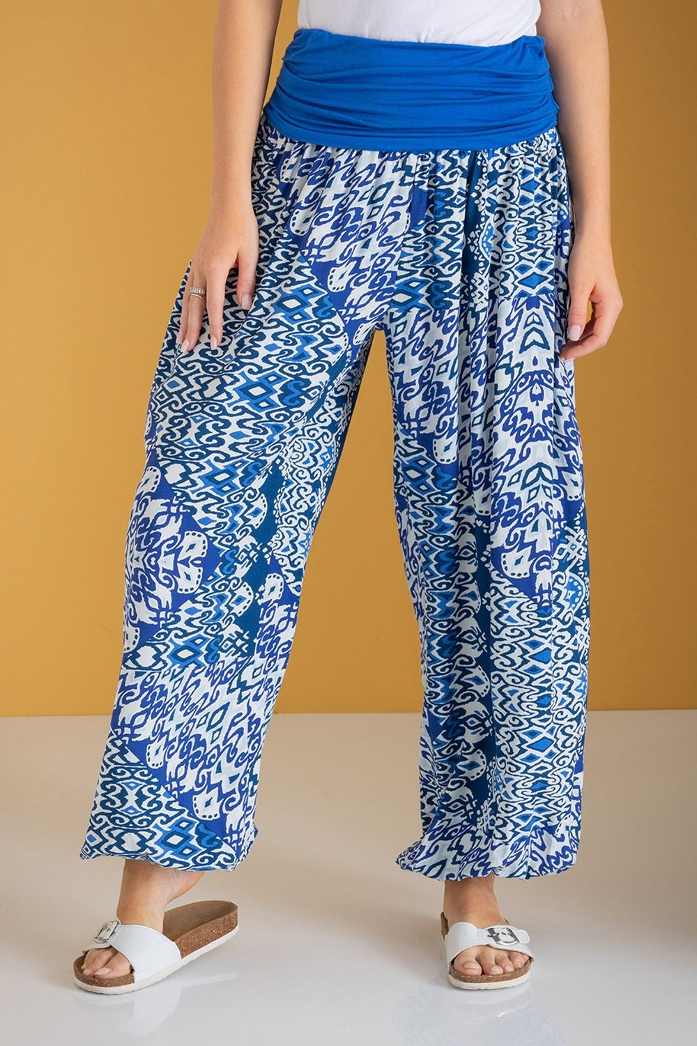 Klass. Printed Harem Trousers